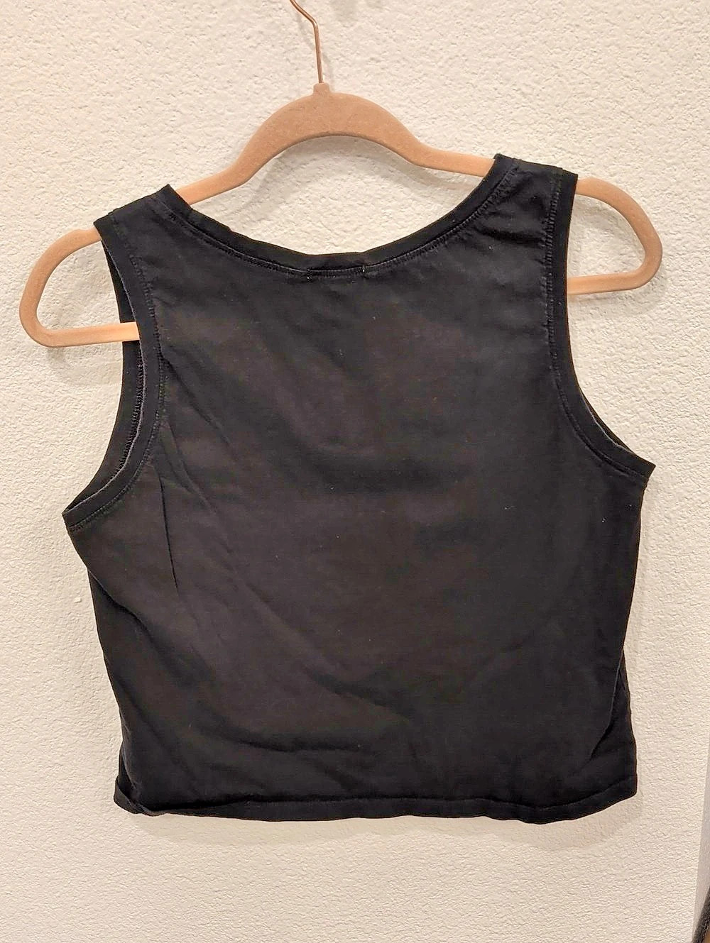 Moon - Known Supply Black Organic Cotton Boxy  Tank Size Medium - Picture 2 of 5